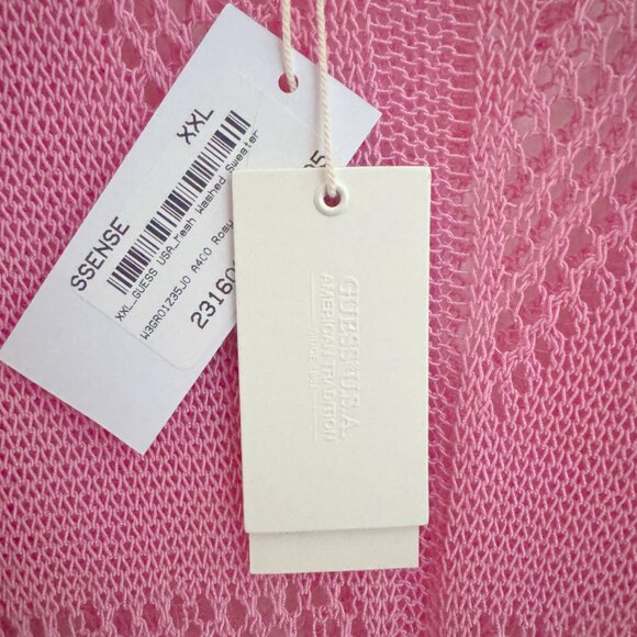 Guess Pink Scoop Neck Sweater - Picture 5 of 6